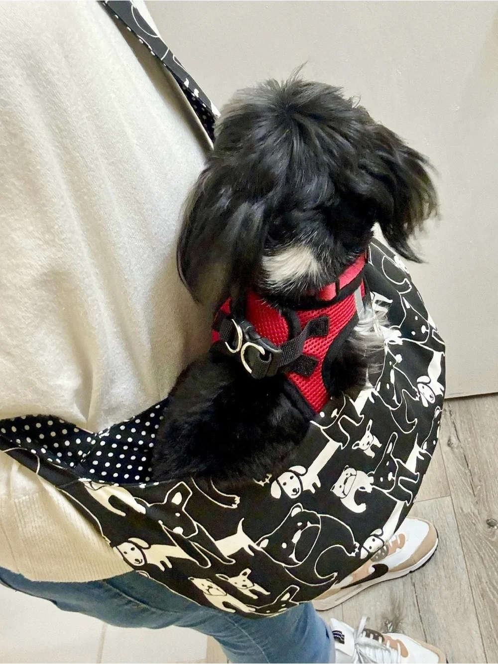 Handmade Small Dog Carrier Pouch
